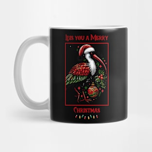 Ibis you a Merry Christmas - Bin Chicken's Christmas Mug